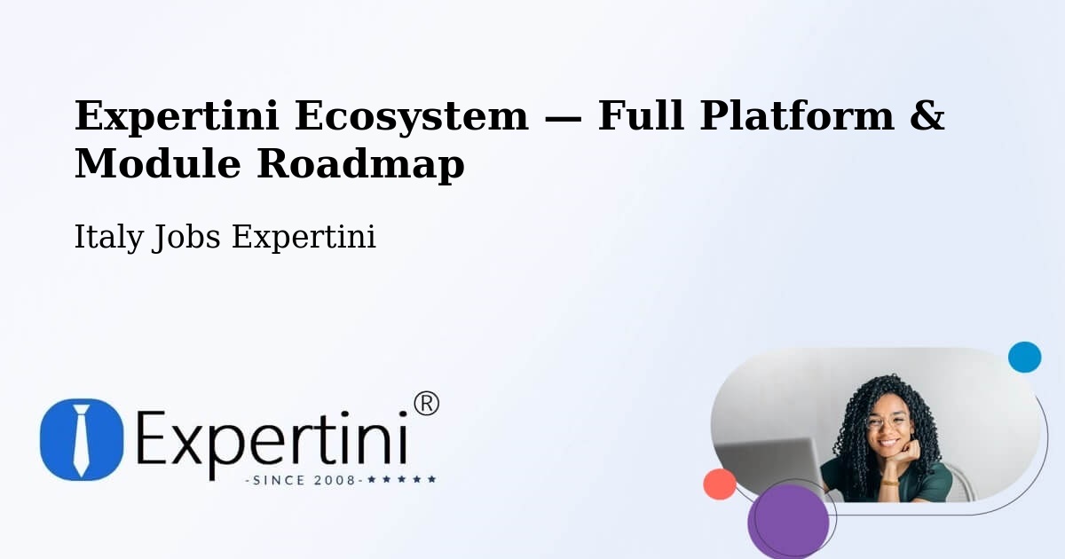 Expertini Ecosystem — Full Platform & Module Roadmap – Saluzzo